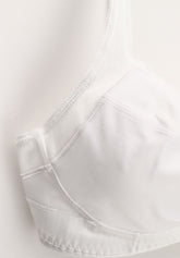 Reggiseno senza ferretto 650 Cotone sulla Pelle - Bianco - Bianco | Lepel