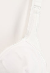 Reggiseno senza ferretto 650 Cotone sulla Pelle - Bianco - Bianco | Lepel