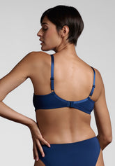 Balconetto con Ferretto 255 Belseno Pizzo - Blu - Blu | Lepel