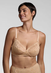 Reggiseno senza ferretto 250 Belseno Pizzo - Nudo - Nudo | Lepel
