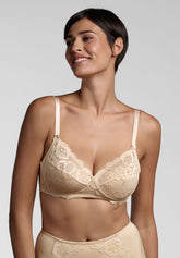 Reggiseno senza ferretto 250 Belseno Pizzo - Fard - Fard | Lepel