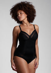 Body senza ferretto 274 Cotone sulla Pelle - Nero - Nero | Lepel