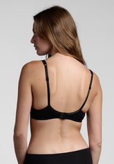 Reggiseno senza ferretto con Lunetta Karen Simply Cotone - Nero - Nero | Lepel