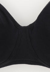 Reggiseno senza ferretto con Lunetta Karen Simply Cotone - Nero - Nero | Lepel