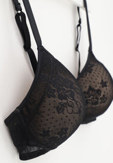 Reggiseno senza ferretto Preformato Spacer 380 Belseno Bouquet - Nero - Nero | Lepel