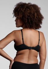 Reggiseno senza ferretto Preformato 350 Belseno Segreto Cotton - Nero - Nero | Lepel