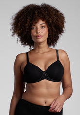 Reggiseno Balconcino con Ferretto Preformato 351 Belseno Segreto Cotton - Nero - Nero | Lepel