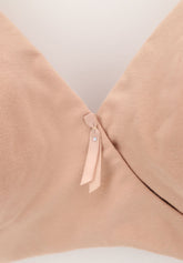 Reggiseno Incrociato senza ferretto Preformato 355 Belseno Segreto Cotton - Nudo - Nude | Lepel