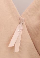 Body Incrociato senza ferretto Preformato 354 Belseno Segreto Cotton - Nudo - Nude | Lepel