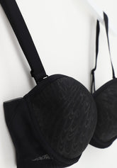 Reggiseno Fascia con Ferretto Preformato Spacer 805 Moon - Nero - Nero | Lepel