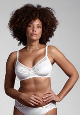 Reggiseno senza ferretto 460 Belseno Allure - Bianco - Bianco | Lepel