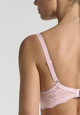 Reggiseno Balconcino con Ferretto in Pizzo Elasticizzato 491 Belseno Essere - Rosa - Candy rose | Lepel