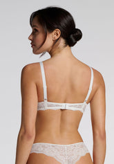 Reggiseno Balconcino con Ferretto Imbottito in Pizzo Elasticizzato 495 Belseno Essere - Seta - Seta | Lepel