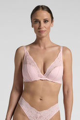 Reggiseno Balconcino con Ferretto Imbottito in Pizzo Elasticizzato 495 Belseno Essere - Rosa - Candy rose | Lepel