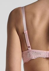 Reggiseno Balconcino con Ferretto Imbottito in Pizzo Elasticizzato 495 Belseno Essere - Rosa - Candy rose | Lepel