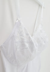 Body senza ferretto 254 Belseno Pizzo - Bianco - Bianco | Lepel