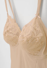 Body senza ferretto 254 Belseno Pizzo - Nudo - Nudo | Lepel