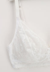 Reggiseno senza ferretto 700 Belseno Romance - Bianco - Bianco | Lepel