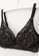 Reggiseno senza ferretto 700 Belseno Romance - Nero - Nero | Lepel