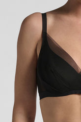 Reggiseno LepelBra senza ferretto Spacer 301 Belseno Tesoro - Nero - Nero | Lepel