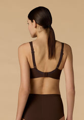 Soft Bra with Removable Cups Skin2Skin - Cocoa - Cacao | Lepel