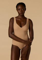 Body Bra con Coppette Removibili Skin2Skin - Nudo - Nude | Lepel