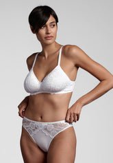 Slip 252 Belseno Pizzo - Bianco - Bianco | Lepel