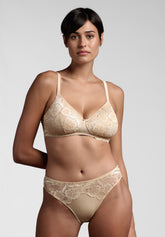 Slip 252 Belseno Pizzo - Fard - Fard | Lepel