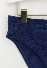 Slip 252 Belseno Pizzo - Blu - Blu | Lepel