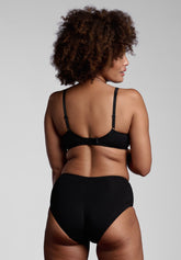 Slip Vita Alta 356 Belseno Segreto Cotton - Nero - Nero | Lepel