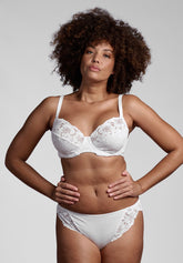 Slip 453 Belseno Pizzo Cotton - Bianco - Bianco | Lepel