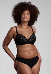 Slip 453 Belseno Pizzo Cotton - Nero - Nero | Lepel