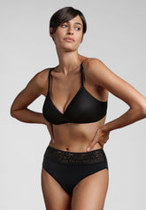 Slip Assorbente da Ciclo Lavabile - Nero - Nero | Lepel