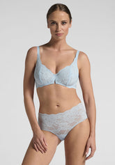 Culotte in Pizzo Elasticizzato 496 Belseno Essere - Celeste - Celeste | Lepel