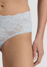 Culotte in Pizzo Elasticizzato 496 Belseno Essere - Celeste - Celeste | Lepel