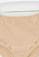 Slip Vita Alta 256 Belseno Pizzo - Nudo - Nudo | Lepel