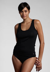 Canotta Spalla Larga Avantgarde Essential - Nero - Nero | Lepel