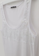 Canotta a Spalla Larga Avantgarde Essential - Bianco - Bianco | Lepel