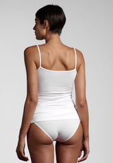 Canotta Spallina Stretta Avantgarde Essential - Bianco - Bianco | Lepel