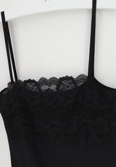 Canotta Spallina Stretta Avantgarde Essential - Nero - Nero | Lepel