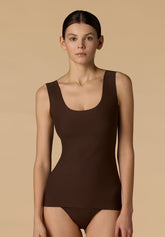 Top Bra with Removable Cups Skin2Skin - Cocoa - Cacao | Lepel