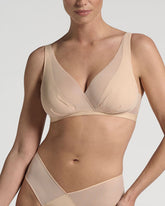271 Cotone sulla Pelle preformed balcony bra - White - Bianco | Lepel