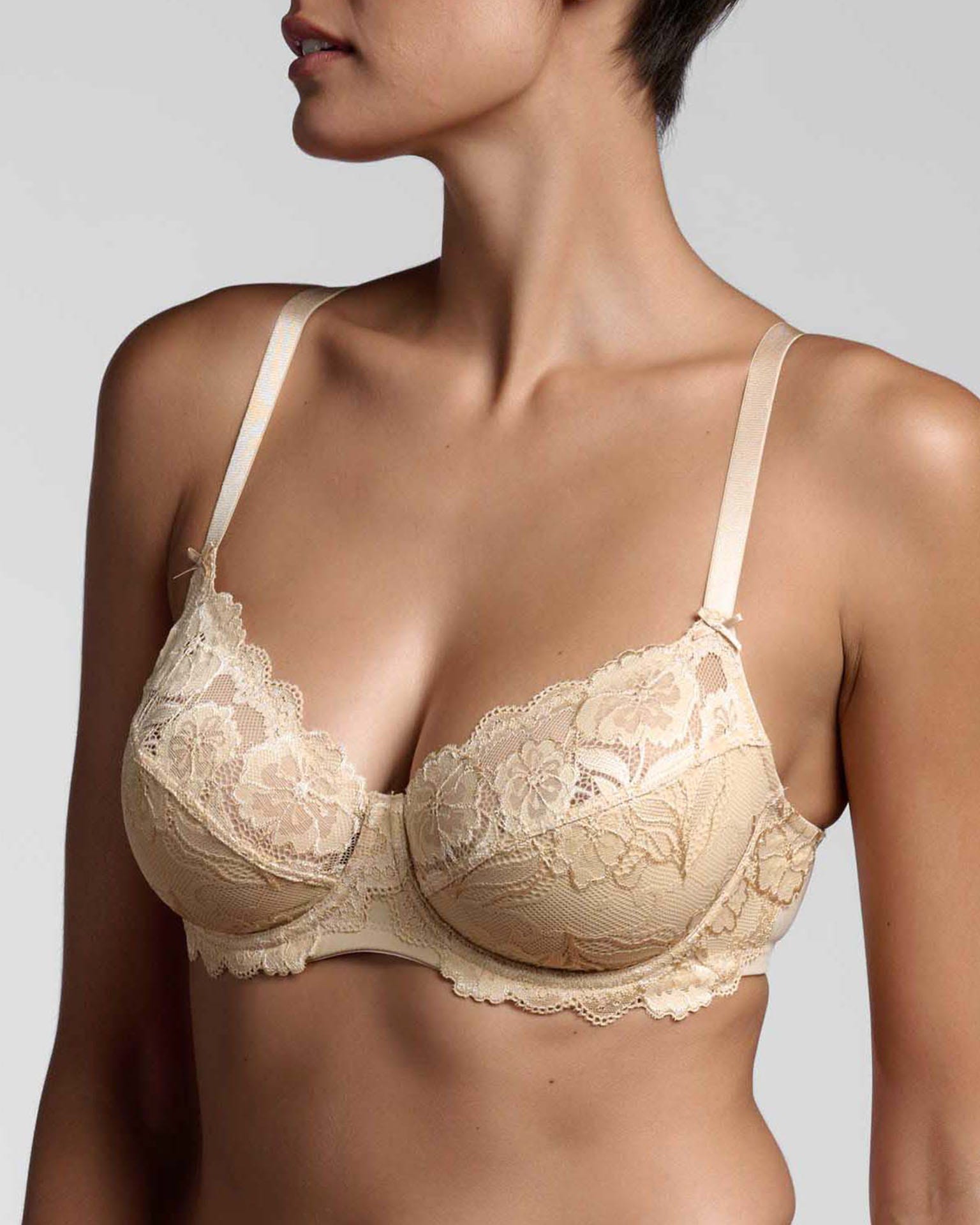 Reggiseno in Pizzo nel Colore Nude